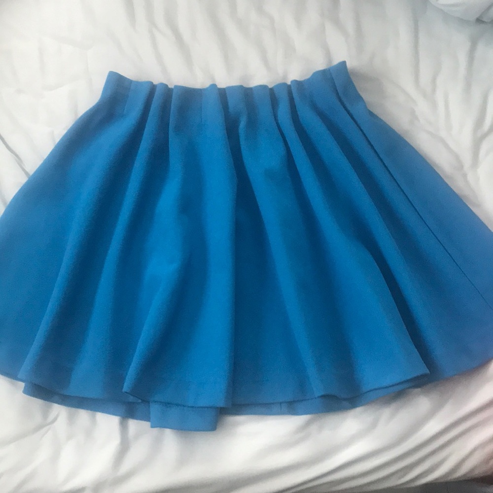Blue mini skirt